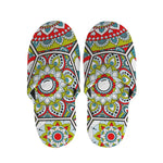 Oriental Mandala Bohemian Pattern Print Slippers