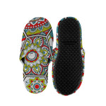 Oriental Mandala Bohemian Pattern Print Slippers