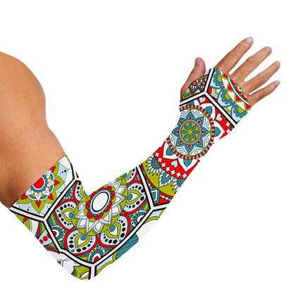 Oriental Mandala Bohemian Pattern Print Sun Protection Arm Sleeves