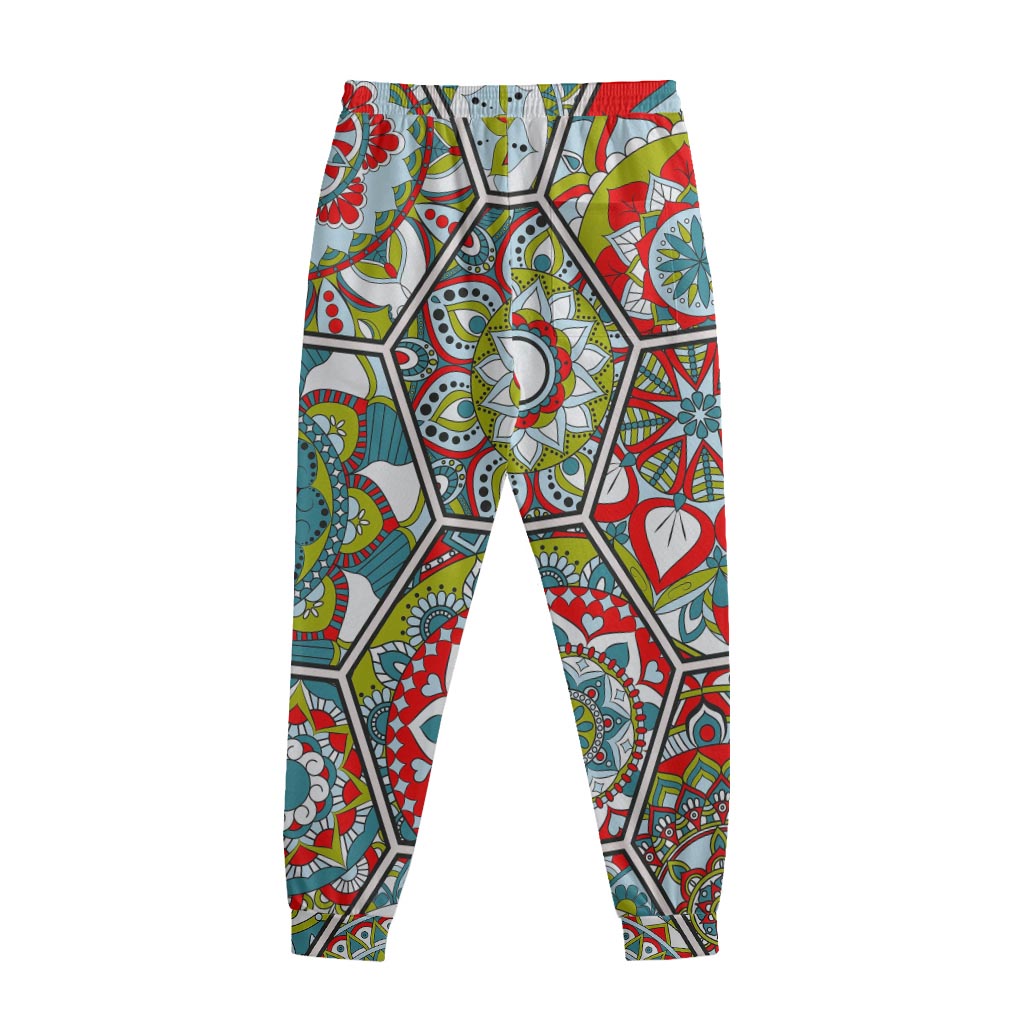 Oriental Mandala Bohemian Pattern Print Sweatpants