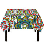 Oriental Mandala Bohemian Pattern Print Tablecloth