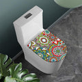 Oriental Mandala Bohemian Pattern Print Toilet Lid Cover