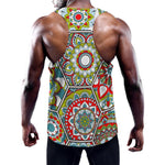 Oriental Mandala Bohemian Pattern Print Training Tank Top