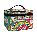 Oriental Mandala Bohemian Pattern Print Travel Makeup Bag