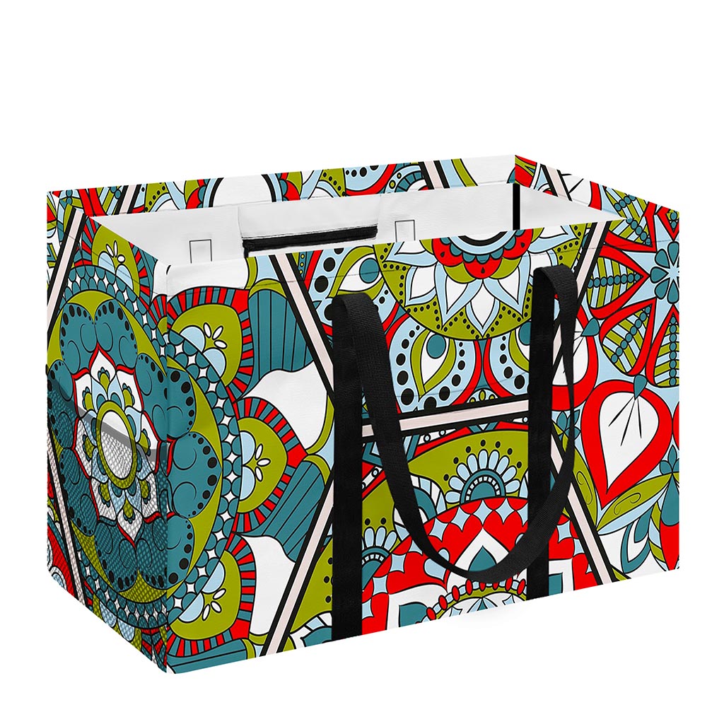 Oriental Mandala Bohemian Pattern Print Utility Tote Bag