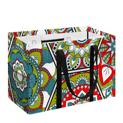 Oriental Mandala Bohemian Pattern Print Utility Tote Bag
