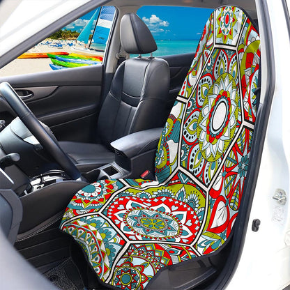 Oriental Mandala Bohemian Pattern Print Waterproof Car Seat Cover
