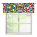 Oriental Mandala Bohemian Pattern Print Window Valance