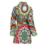 Oriental Mandala Bohemian Pattern Print Women's Bathrobe