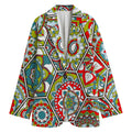Oriental Mandala Bohemian Pattern Print Women's Blazer