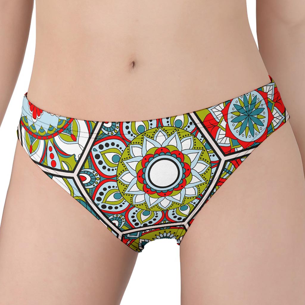 Oriental Mandala Bohemian Pattern Print Women's Panties