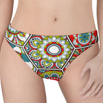 Oriental Mandala Bohemian Pattern Print Women's Thong