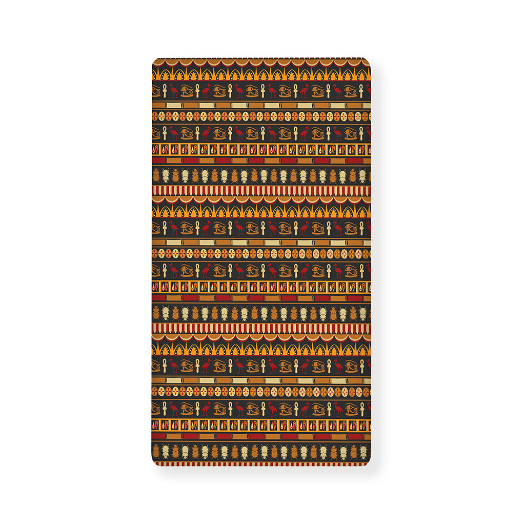 Ornament Egyptian Pattern Print Baby Crib Sheet