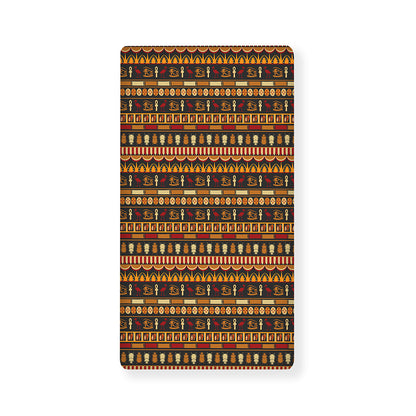 Ornament Egyptian Pattern Print Baby Crib Sheet