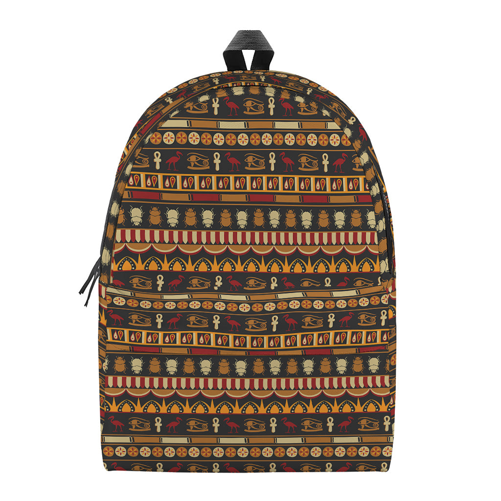 Ornament Egyptian Pattern Print Backpack