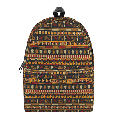 Ornament Egyptian Pattern Print Backpack