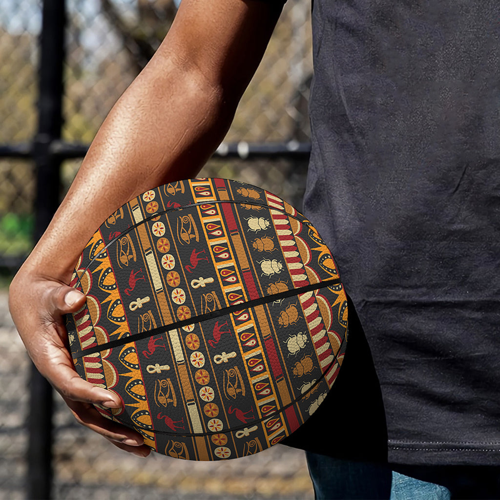 Ornament Egyptian Pattern Print Basketball