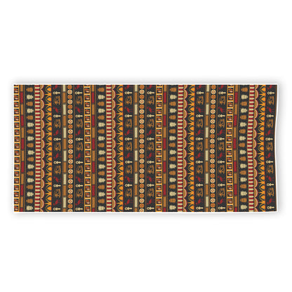 Ornament Egyptian Pattern Print Beach Towel