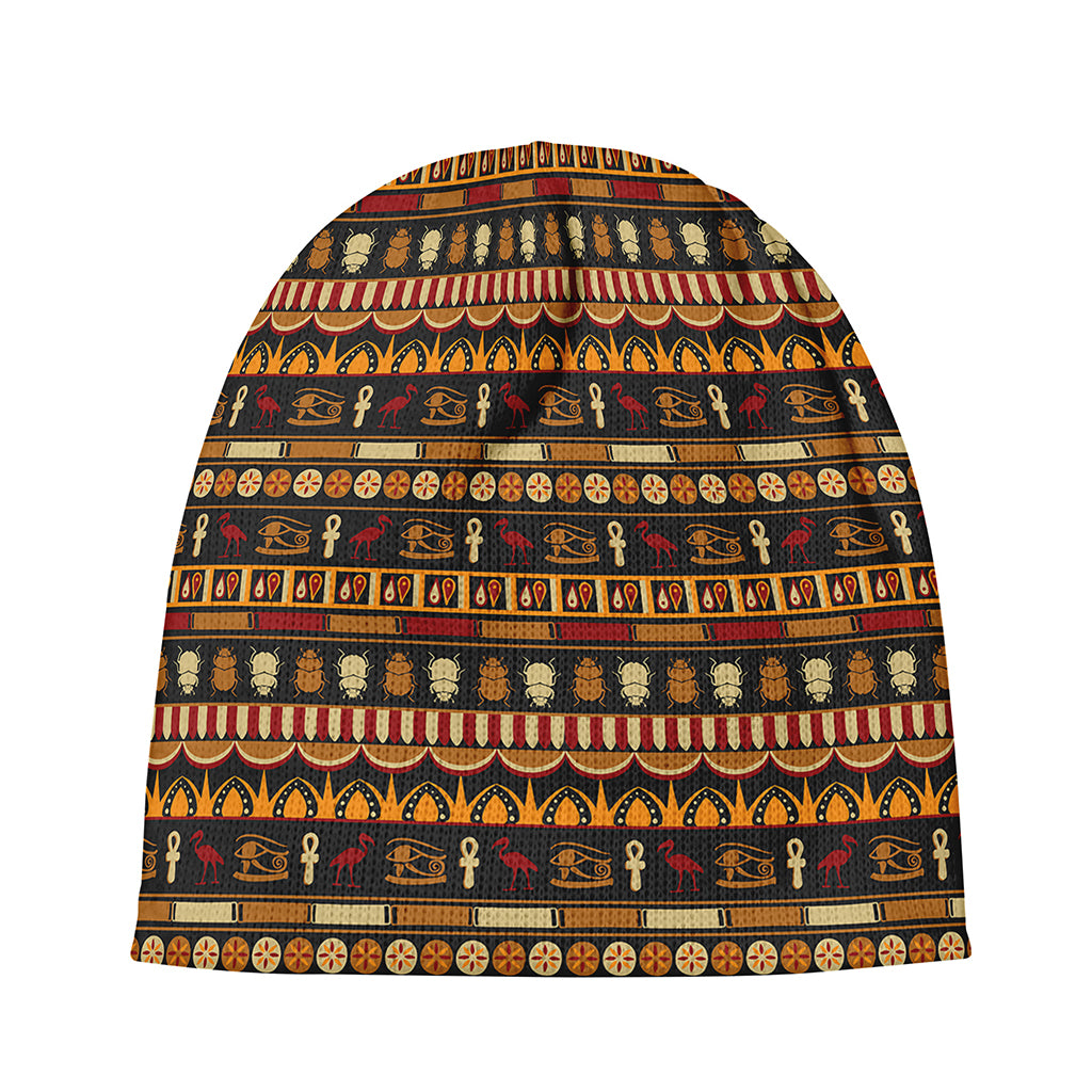 Ornament Egyptian Pattern Print Beanie