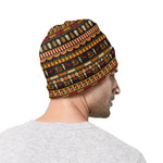 Ornament Egyptian Pattern Print Beanie