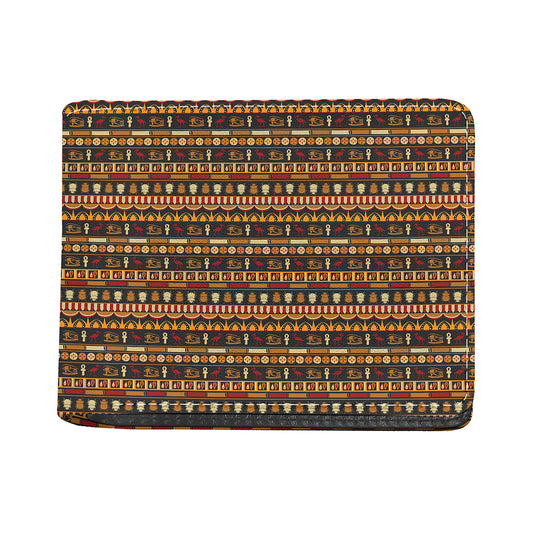 Ornament Egyptian Pattern Print Bifold Wallet
