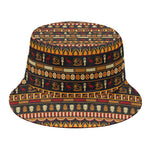 Ornament Egyptian Pattern Print Bucket Hat