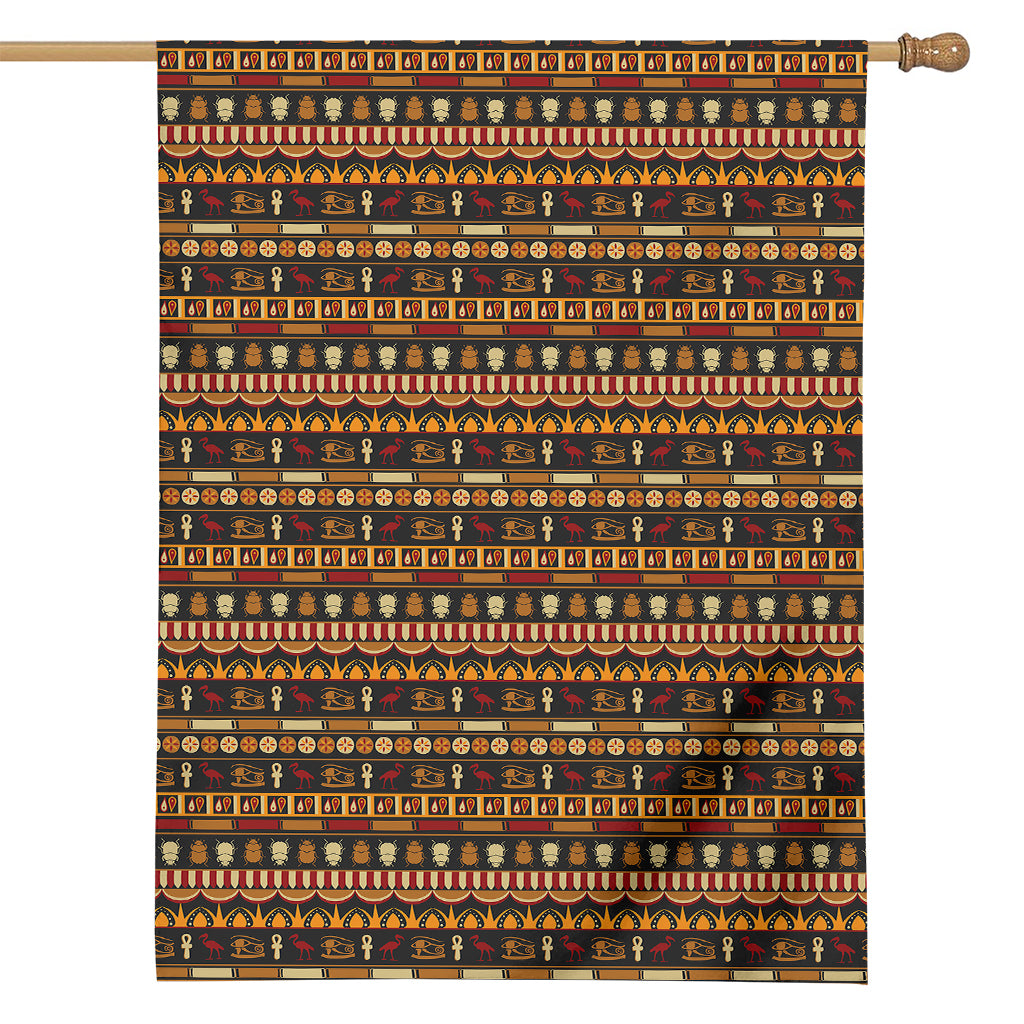 Ornament Egyptian Pattern Print House Flag