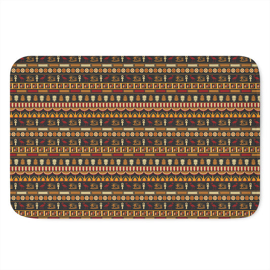 Ornament Egyptian Pattern Print Indoor Door Mat