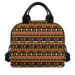 Ornament Egyptian Pattern Print Insulated Lunch Bag
