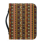 Ornament Egyptian Pattern Print Leather Bible Cover