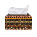 Ornament Egyptian Pattern Print Leather Tissue Box Cover