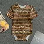 Ornament Egyptian Pattern Print Men's Bodysuit