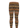 Ornament Egyptian Pattern Print Men's Leggings
