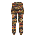 Ornament Egyptian Pattern Print Men's leggings