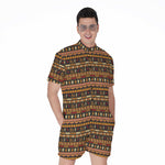 Ornament Egyptian Pattern Print Men's Rompers