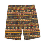 Ornament Egyptian Pattern Print Men's Sports Shorts