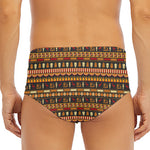 Ornament Egyptian Pattern Print Men's Triangle Swim Briefs
