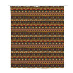 Ornament Egyptian Pattern Print Polyester Shower Curtain