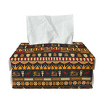 Ornament Egyptian Pattern Print Rectangle Tissue Box Cover