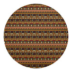 Ornament Egyptian Pattern Print Round Blanket