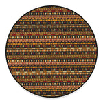 Ornament Egyptian Pattern Print Round Floor Mat