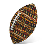 Ornament Egyptian Pattern Print Rugby Ball