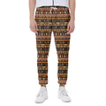 Ornament Egyptian Pattern Print Joggers
