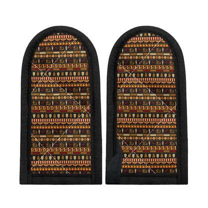 Ornament Egyptian Pattern Print Skillet Handle Cover