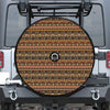 Ornament Egyptian Pattern Print Tire Cover With Camera Hole