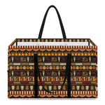 Ornament Egyptian Pattern Print Utility Tote Bag