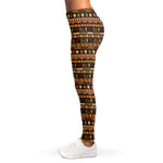 Ornament Egyptian Pattern Print Women's Leggings