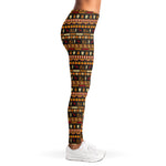 Ornament Egyptian Pattern Print Women's Leggings