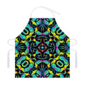 Ornament Psychedelic Trippy Print Adjustable Apron