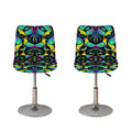 Ornament Psychedelic Trippy Print Bar Stool Covers